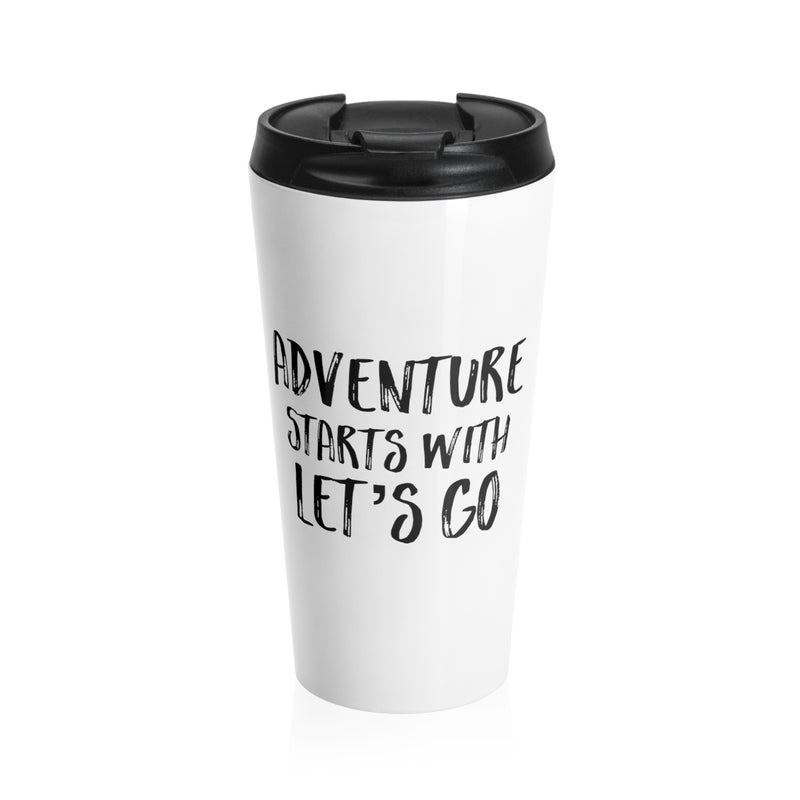 Let's Go Stainless Steel Travel Mug