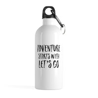 Let's Go Stainless Steel Water Bottle