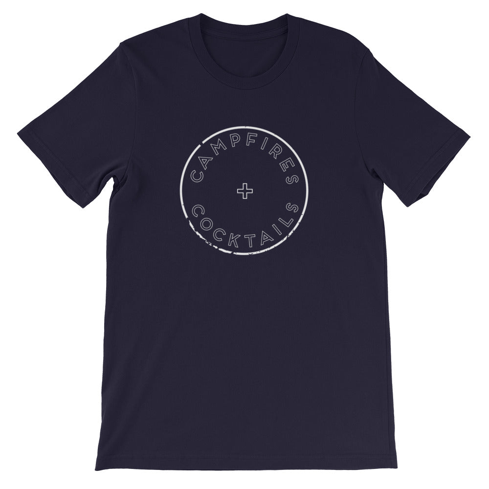 Campfires + Cocktails Short Sleeve Tee