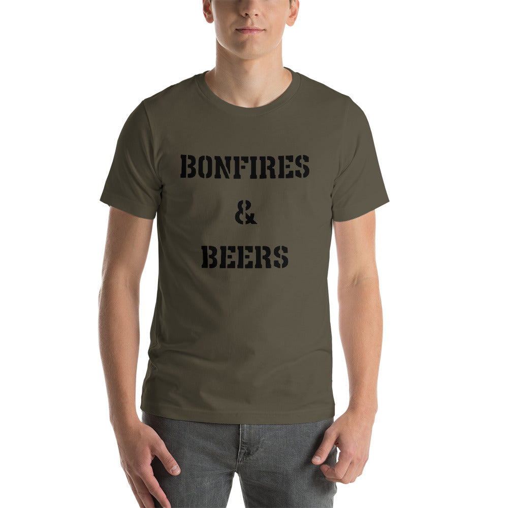 Bonfires & Beers Short Sleeve Tee