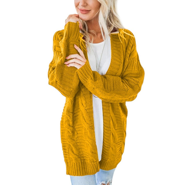 Autumn Twist Long Sleeve Cardigan