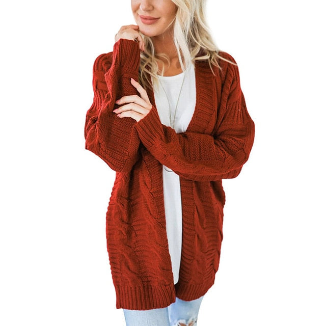 Autumn Twist Long Sleeve Cardigan