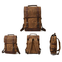 Waterproof Waxed Canvas Backpack