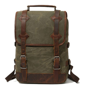 Waterproof Waxed Canvas Backpack