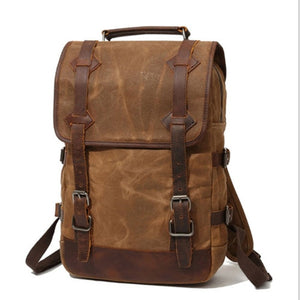 Waterproof Waxed Canvas Backpack