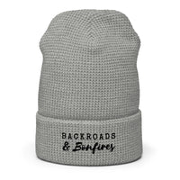 Backroads & Bonfires Waffle beanie