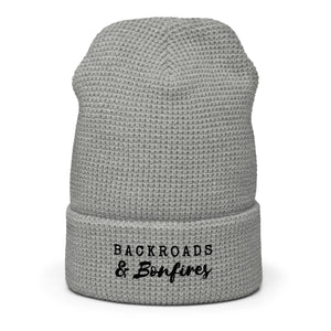 Backroads & Bonfires Waffle beanie