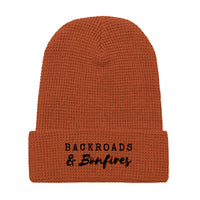 Backroads & Bonfires Waffle beanie